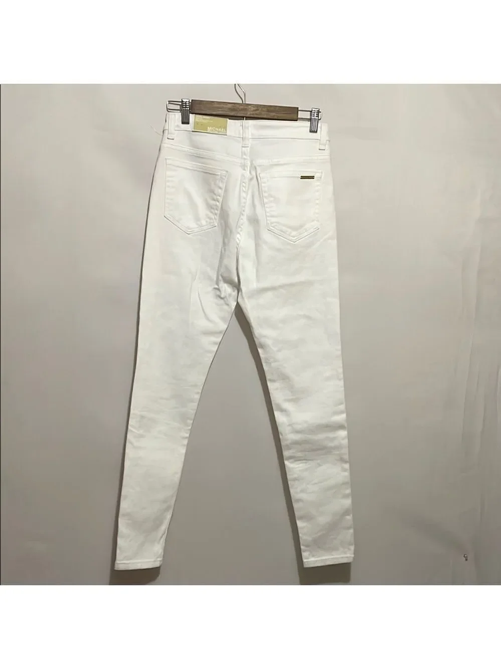 Michael Kors Selma Strength White Skinny Jeans Sz 6